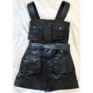 Banana Republic Cotton Linen Romper XXS Petite